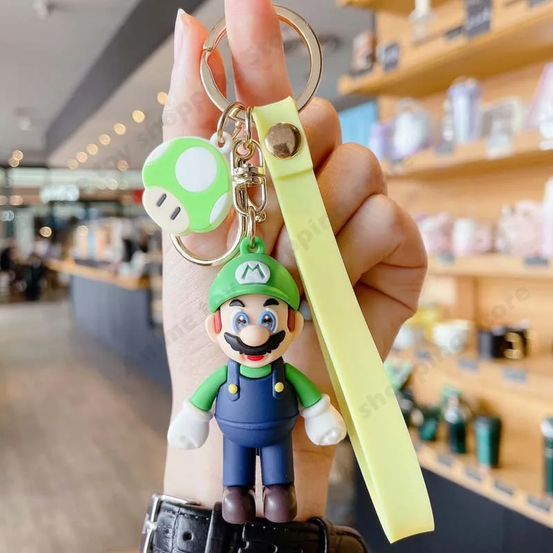Брелок для ключей кукла в стиле игры Супер Марио с изображением героев братья