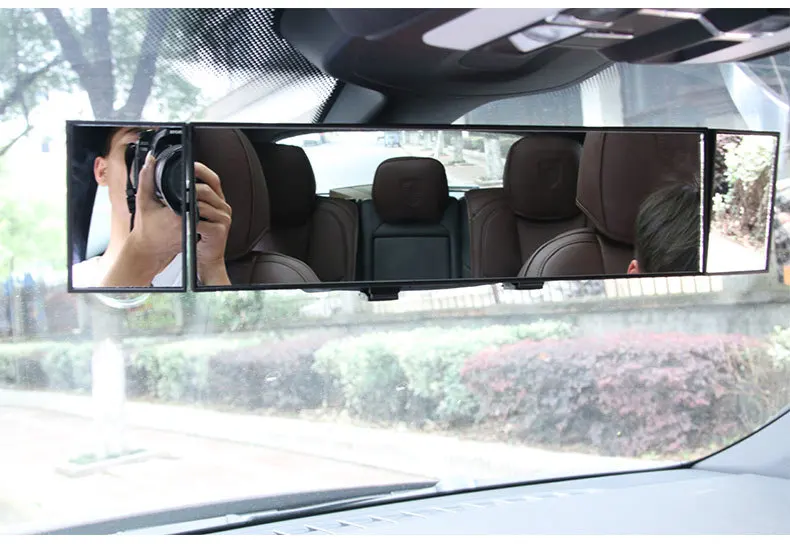 Автомобильное зеркало заднего вида с широким углом обзора регулируемое складное