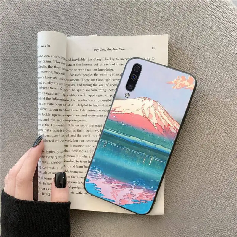 

Japanese style Art Phone Case For Samsung galaxy S 9 10 20 A 10 21 30 31 40 50 51 71 s note 20 j 4 2018 plus