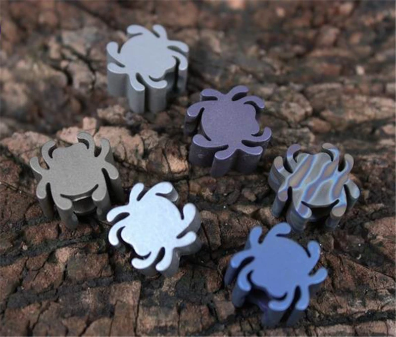 Creative Spider Shaped Beads Titanium Paracord Lanyard Bracelet Necklace Pendant Cosplay Accessories Jewelry Decor 1pcs | Украшения и