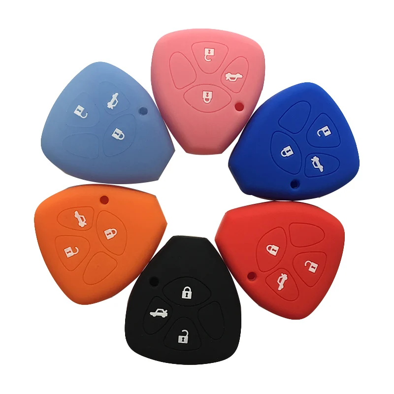 Чехол для автомобильного ключа чехол Корона Силиконовый Toyota Camry дистанционное