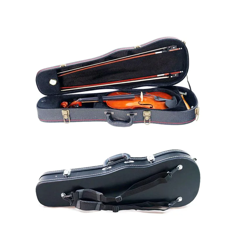 4/4 чехол для скрипки деревянная коробка треугольная жесткая хранения с
