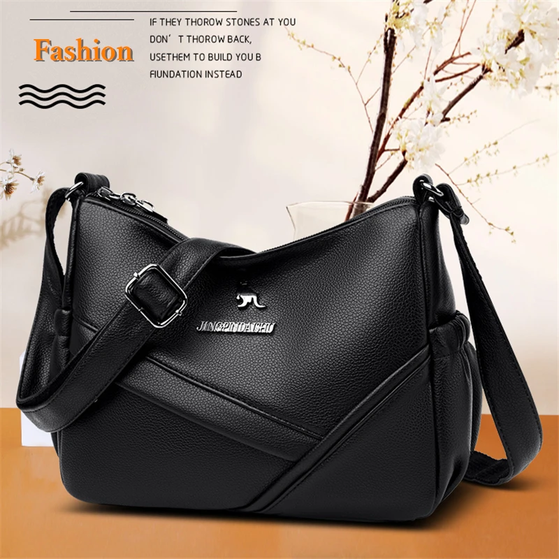 

2021 PU Leather Crossbody Bags for Women Fashion Female Shoulder Bags Luxury Designer Handbag High Quality Soft Messenger Bag