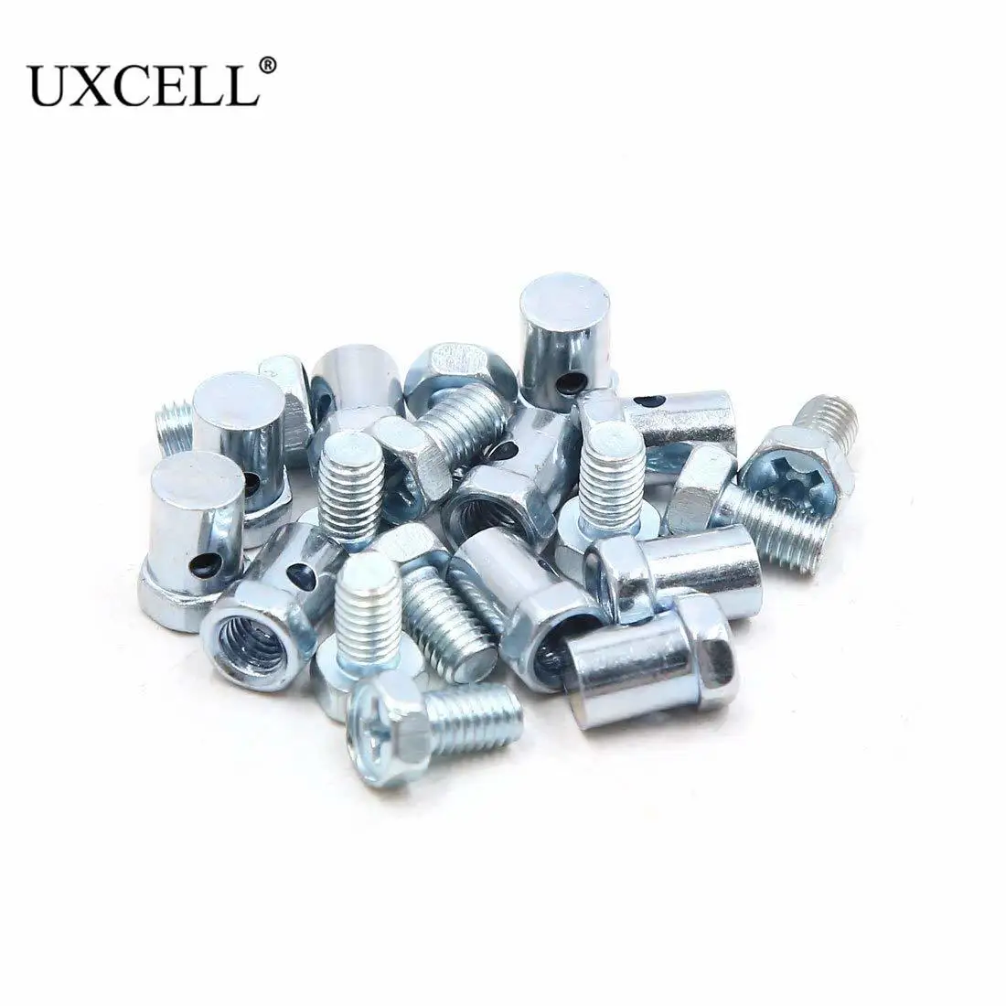 Uxcell 10 шт. 20 шт. 30 шт. 5 мм нитки мотоцикл скутер тормозной кабель провода пайки ниппель винты
