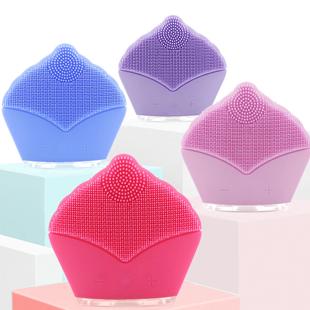 Силиконовая щетка для чистки лица с USB-портом 1 комплект |