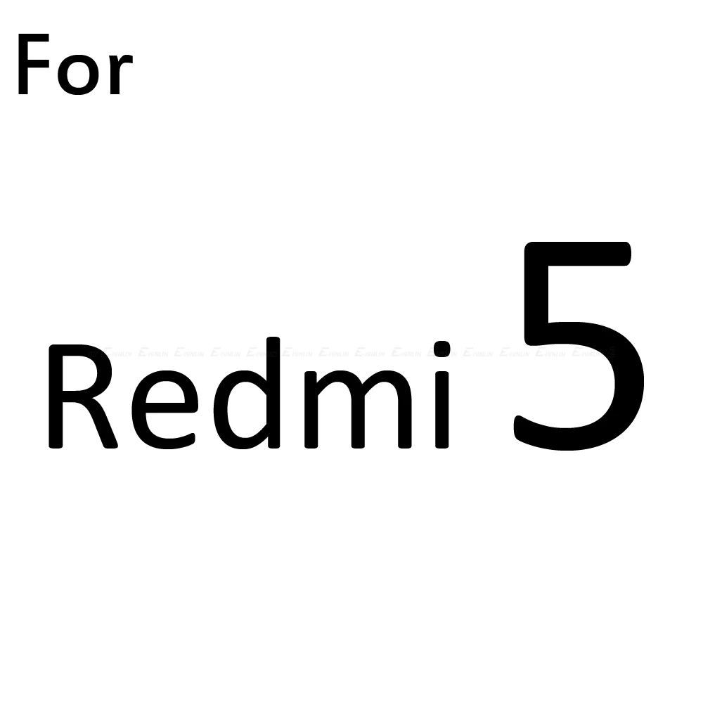 For Redmi 5 Мягкая защитная пленка из углеродного волокна на заднюю панель для Xiaomi Redmi Mi 9 8 SE 7 6 Note 8T 5 Pro AI Plus, защита заднего экрана без стекла - Цвет: For Redmi 5