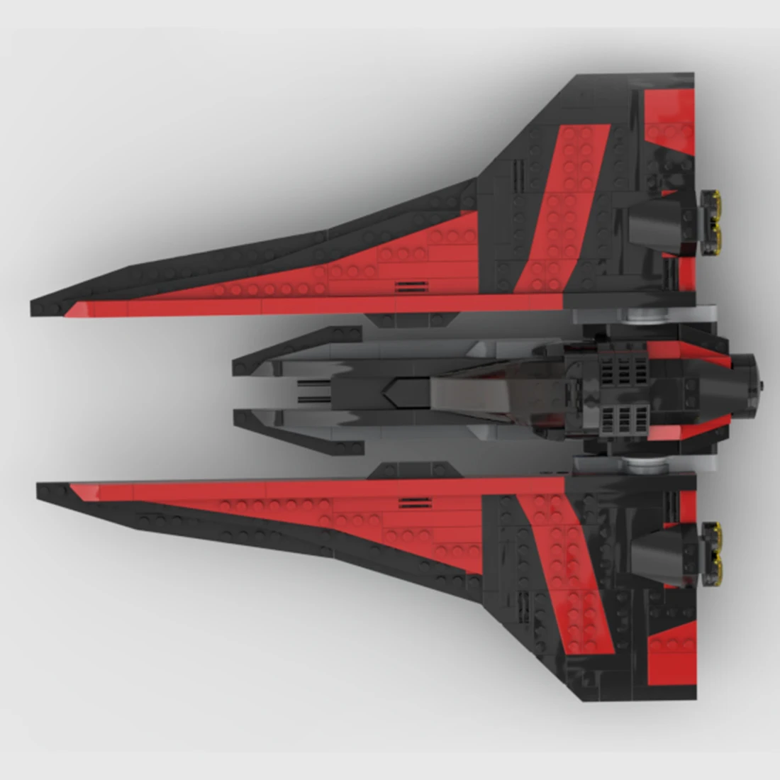 425Pcs MOC-86590 Maul Starfighter Nightbrother Spaceship Model Bricks Kit (Authorized and Designed by Brick_boss_pdf) - купить по