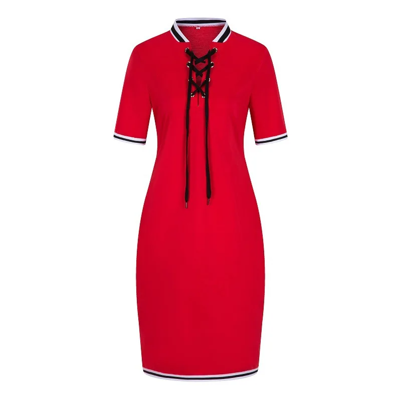 6XL размера плюс женская одежда модное женское платье Поло большой размер 5XL
