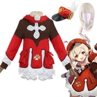 Костюмы для косплея Genshin Impact Klee, ЖенскийЖенский комплект для игры, парик, шляпа, тыква, штаны, аксессуары для Хэллоуина