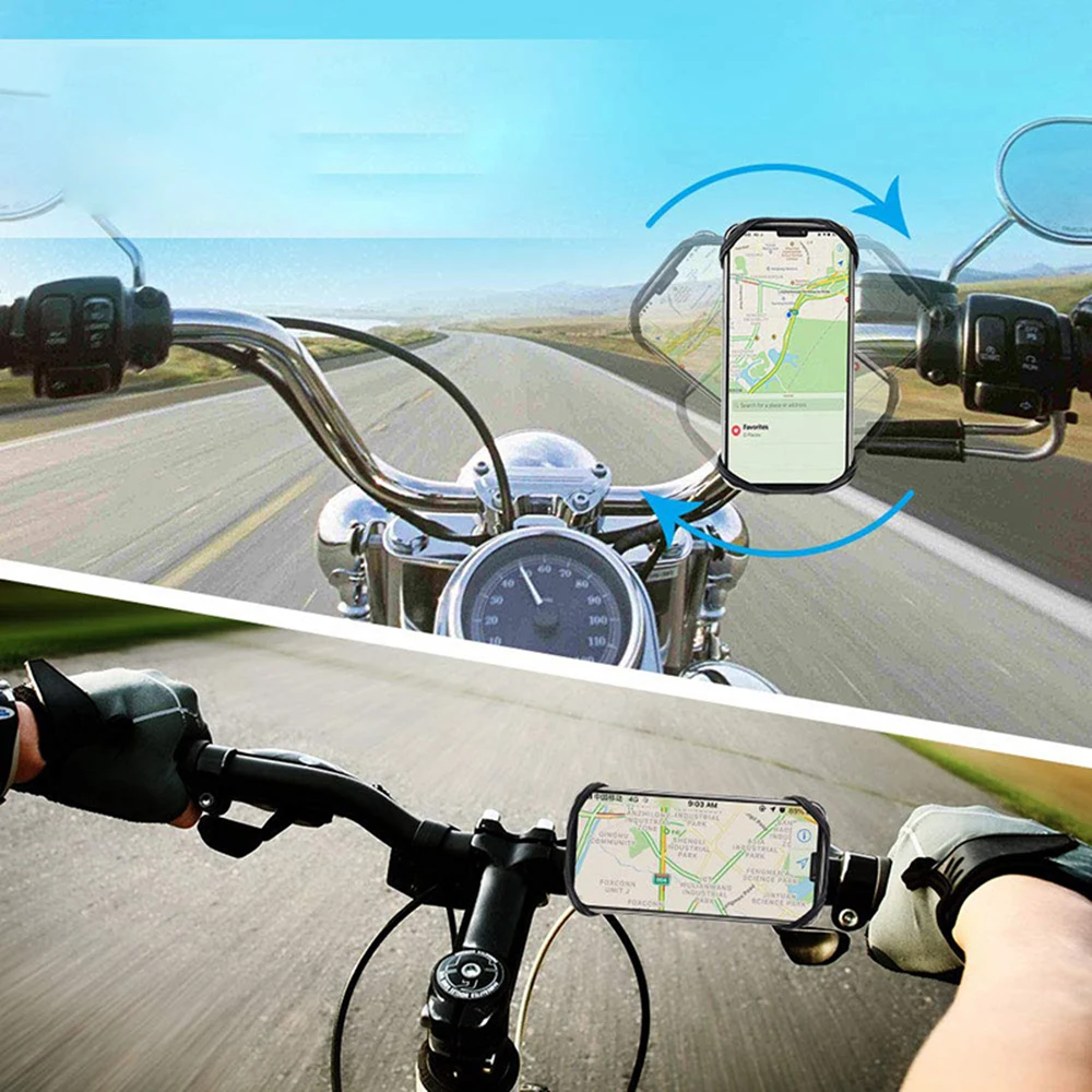 Универсальный велосипедный держатель для телефона IPhone XS Max Samsung Xiaomi 9 силиконовая