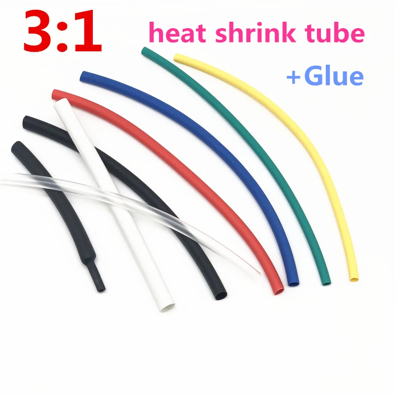 Термоусадочная трубка с двойными стенками 2 м 1 6/2 4/3 2/4 8/6 4/7 9 мм | Обустройство дома