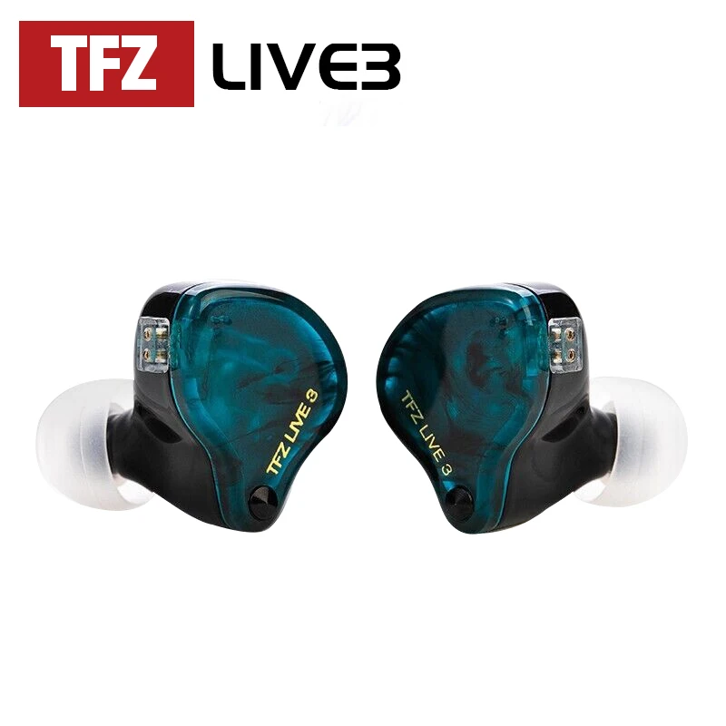 

TFZ LIVE 3 Dynamic Earphone In-Ear Dual Magnetic Circuit Graphene 2Pin 0.78mm LIVE3 HiFi Bass Monitor Headphone Sport Earbuds