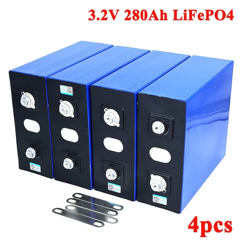 

4PCS VariCore 3.2V 280Ah lifepo4 battery DIY 12V 280AH Rechargeable battery for Electric car RV Solar Energy Golf Cart TAX FREE