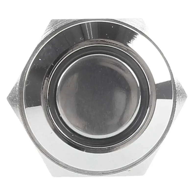 Ангел глаз белый светодиод 16 мм 12V нержавеющая Сталь переключатель Мгновенный