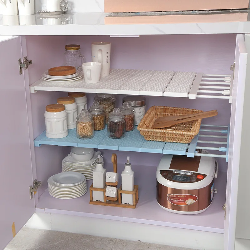 Регулируемый шкаф-органайзер для одежды ванная комната кухонная настенная