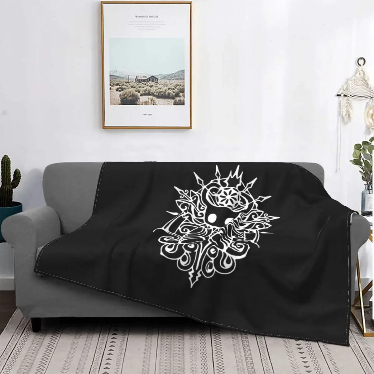 

Hollow Knight Tribal Blanket Bedspread Bed Plaid Sofa Towel Beach Blanket Hoodie Blankets For Baby