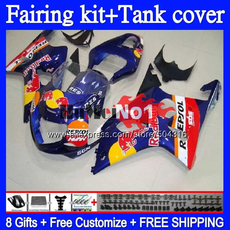 

+Tank For SUZUKI GSXR-1000 K2 GSX-R1000 GSXR1000 66MC.33 GSXR 1000 1000CC GSX R1000 00 01 02 2000 2001 2002 Yellow red Fairing
