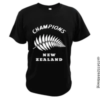 champions new zealand silver fern t shirts creative design print graphic t shirts hipster summer 100 cotton mens tee eu size
