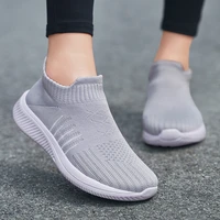 ghjiol women flats sneakers 2021 new fashion sneakers for women casual slip on sock trainers women shoes zapatillas mujer