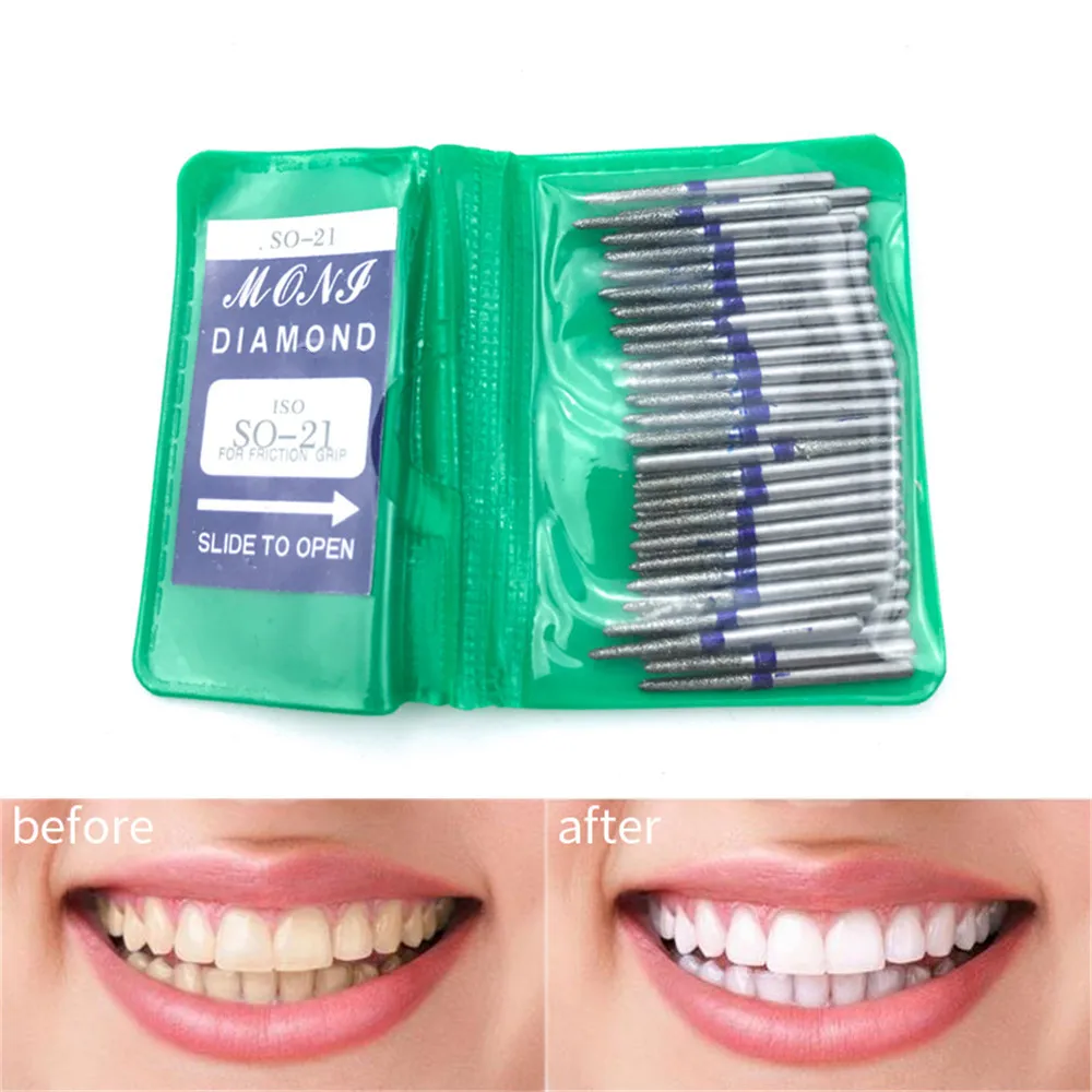 50 шт./пакет SO SERIES Dental Diamond FG высокоскоростные боры для полировки инструмент