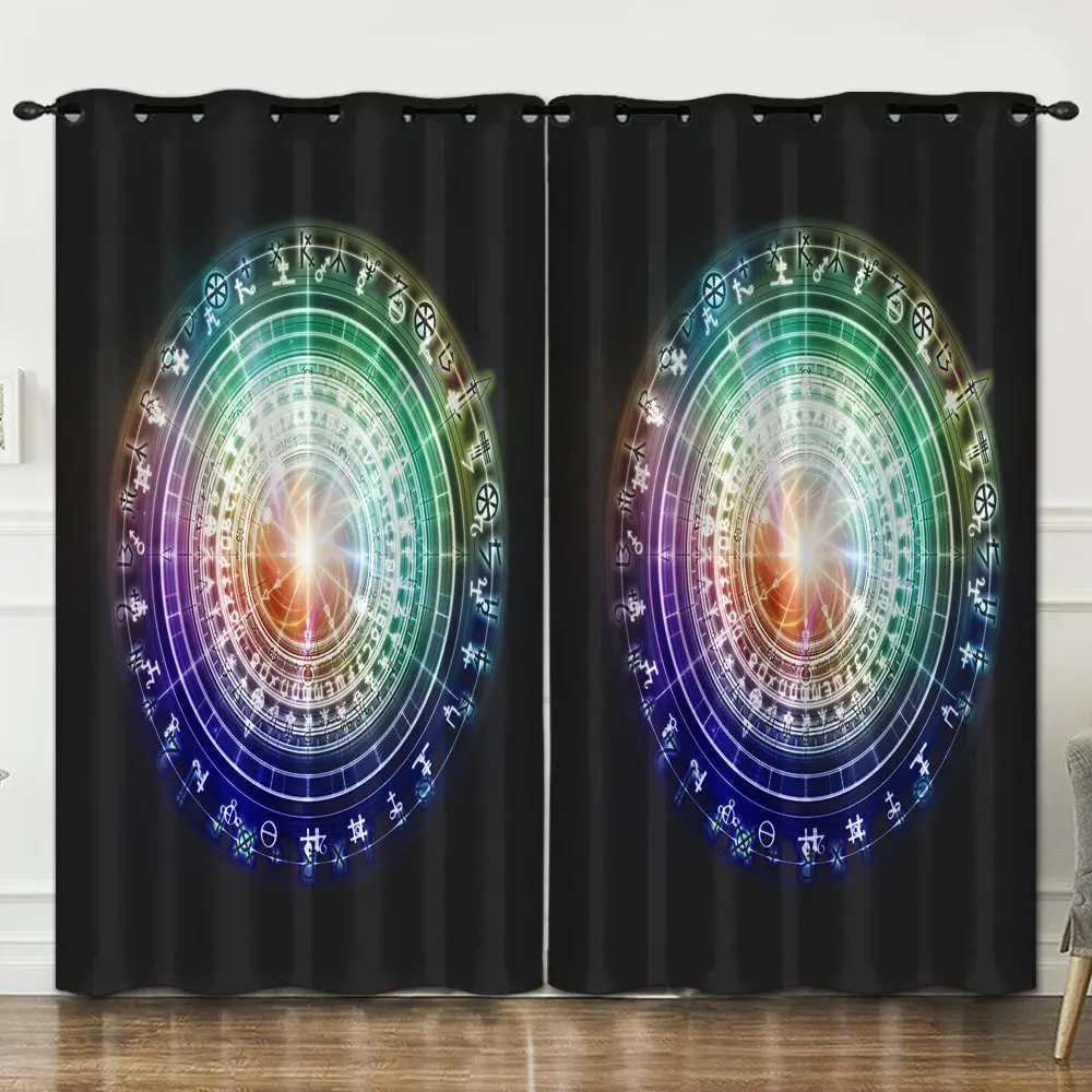Созвездие и астролябические украшения для спальни гостиной занавески
