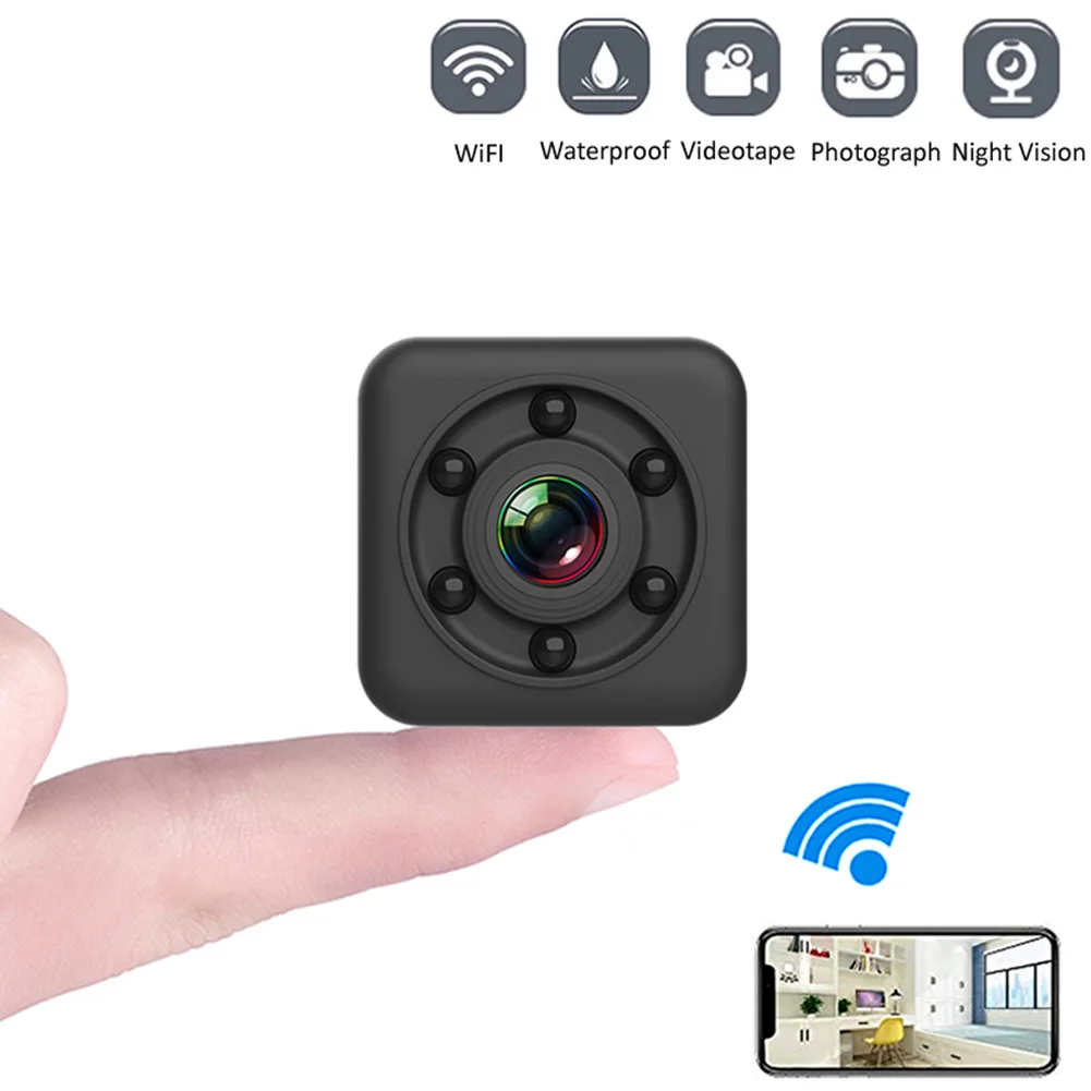 

Mini Camera HD Wireless Camera Mini Smart Wifi Camera HD Camera SQ29 Portable Night Vision Motion Detection Home Security Camera
