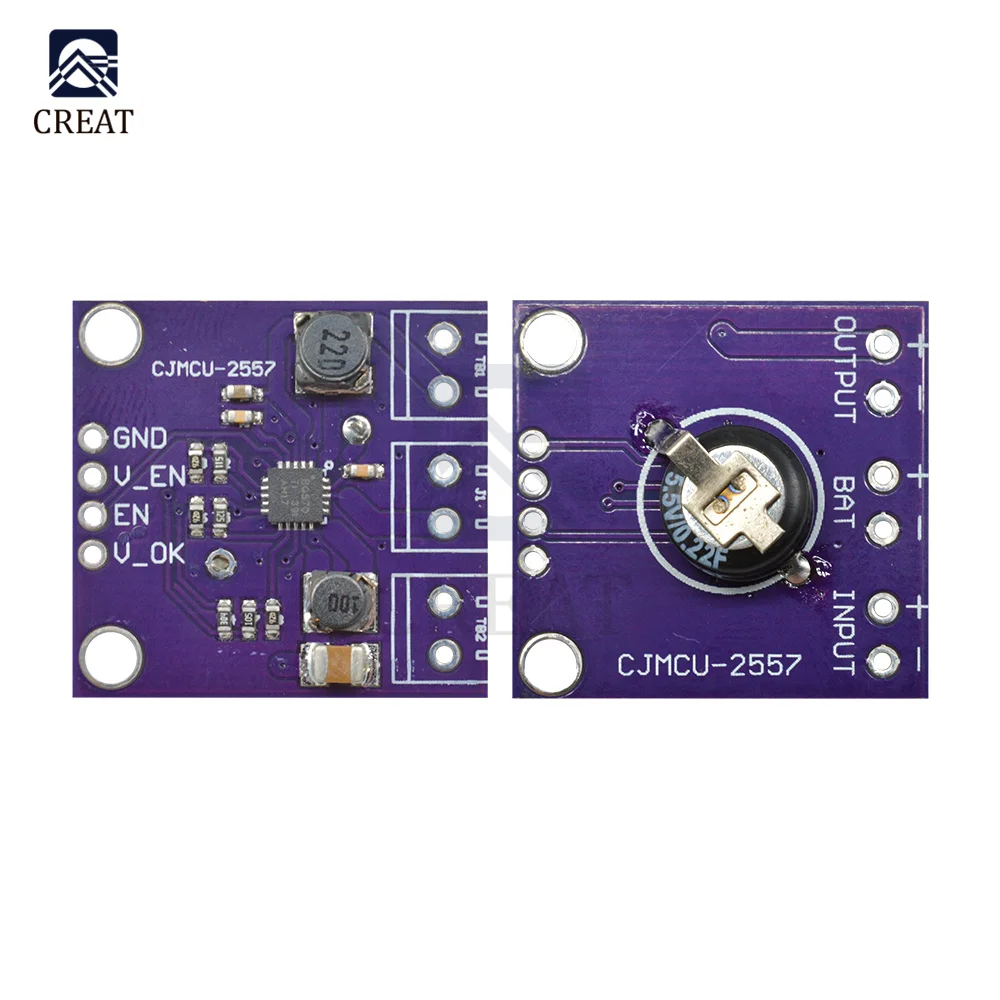 Повышающий преобразователь BQ25570 плата источника питания для Arduino солнечной