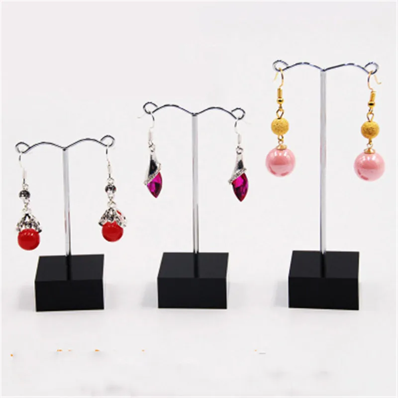 Стеллаж для демонстрации ювелирных изделий стойка органайзер черные акриловые