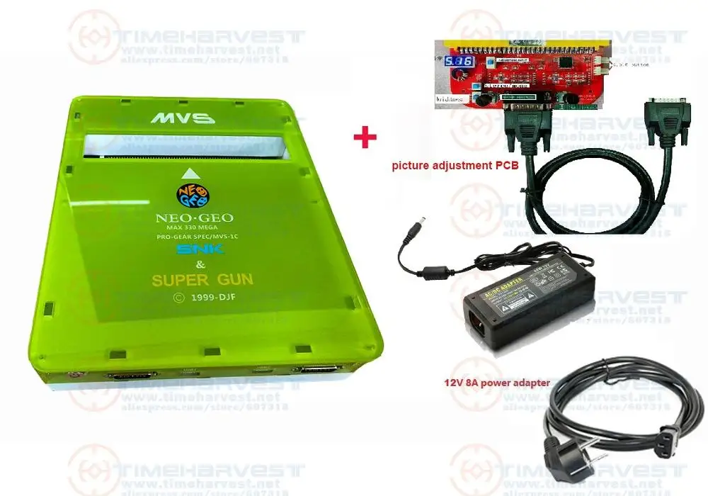 Новая версия 2 функции CBOX MVS SNK NEOGEO CMVS + Супер пистолет JAMMA с регулировкой