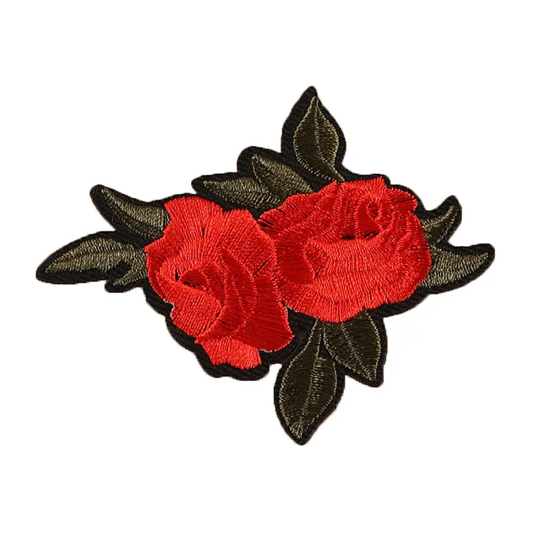 Нашивки в виде Розы с цветочной вышивкой для одежды наклейки полоску сделай сам |