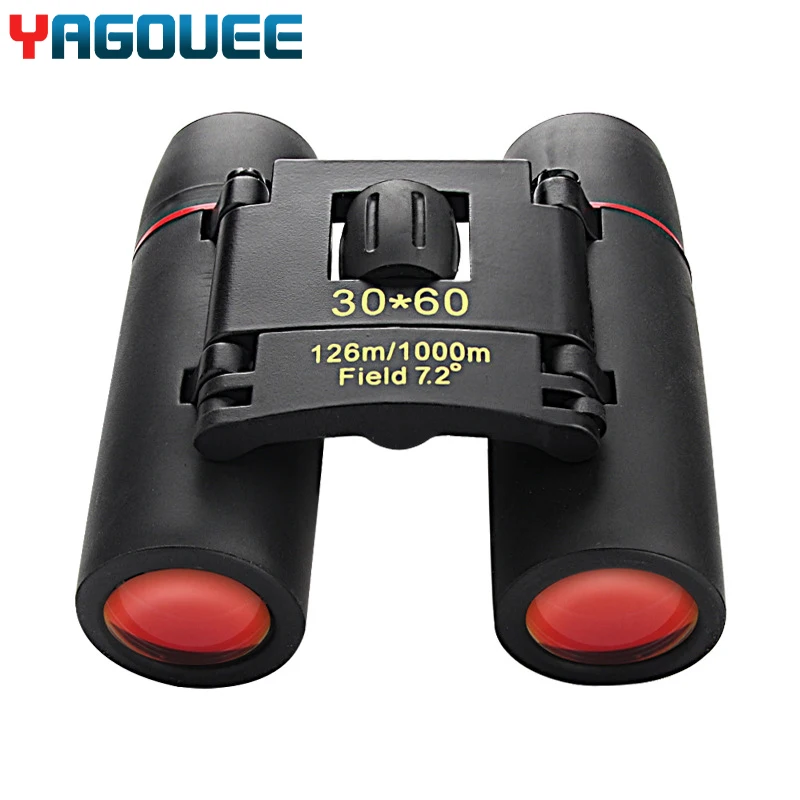 

30x60 HD Powerful Binoculars 1000M Long Range Folding Mini Telescope BAK4 FMC Optics For Hunting Sports Outdoor Camping Travel