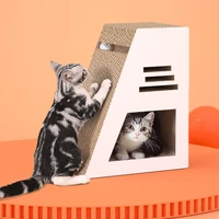 scratcher board for a cats toys vertical climbing grasp column for kitten claws grinder scratching corrugated paper furniture