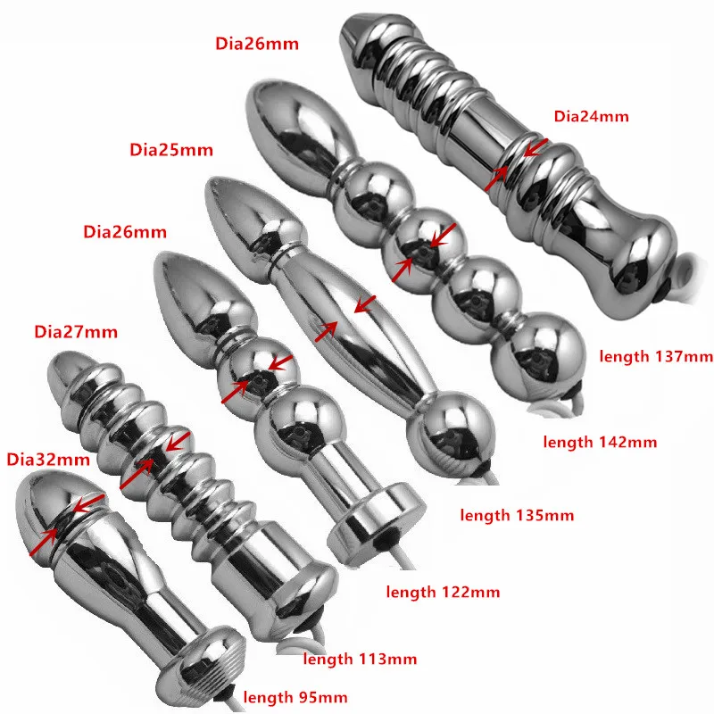 Новинка биполярный электрошоковый вагинальный тугой большой Анальный пробка