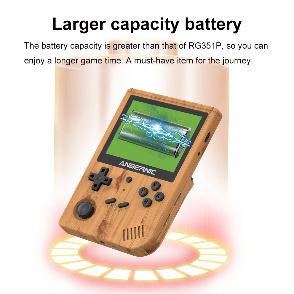 Игровая консоль ShirLin RG351V 80 ГБ 7000 игр портативная игровая для PSP PS1 с открытым