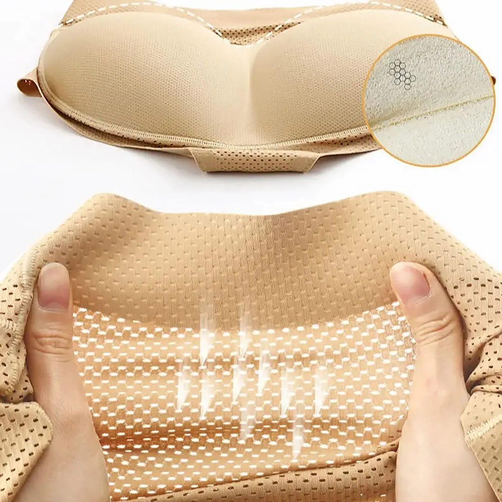 Panty with Gluteus Filling Padded Hip Women's High Waist Trainer Pants Body Shaper Latex Underpants Push Up Buttock hot sale new | Женская
