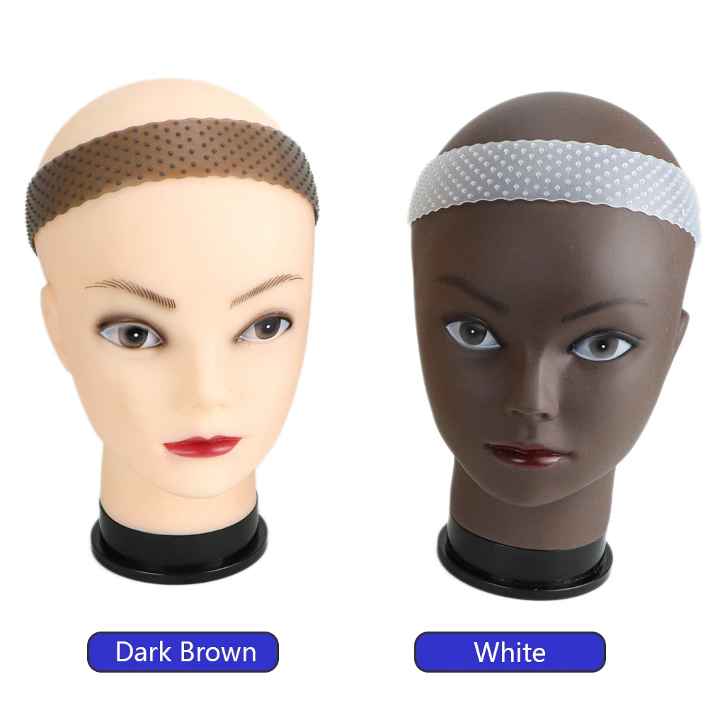 

Wig Band Lace Wig Grip Hair Band For Wigs Sports Yoga Transparent Silicone Headband Non Slips Unisex Drop-shaped Elastic