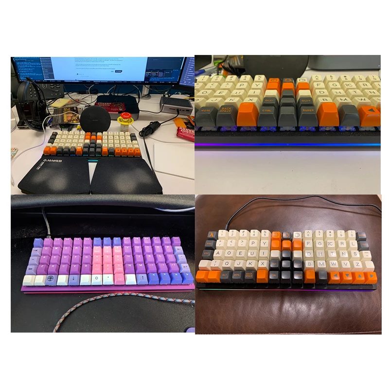 ID75 Горячая замена Pcb Rgb клавиатура комплект QMK75keys Tpye-c для Clavier Gamer Серебристый Серый Черный Фиолетовый Синий механическая клавиатура