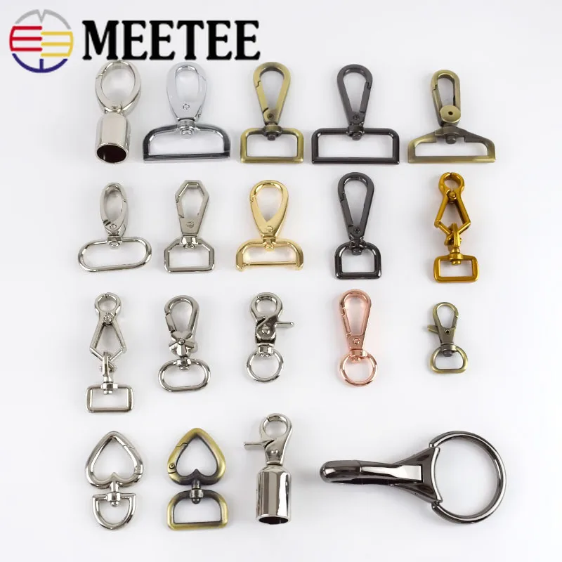 Металлическая сумка Meetee пружинная пряжка карбины фотозащелка брелок кольцо