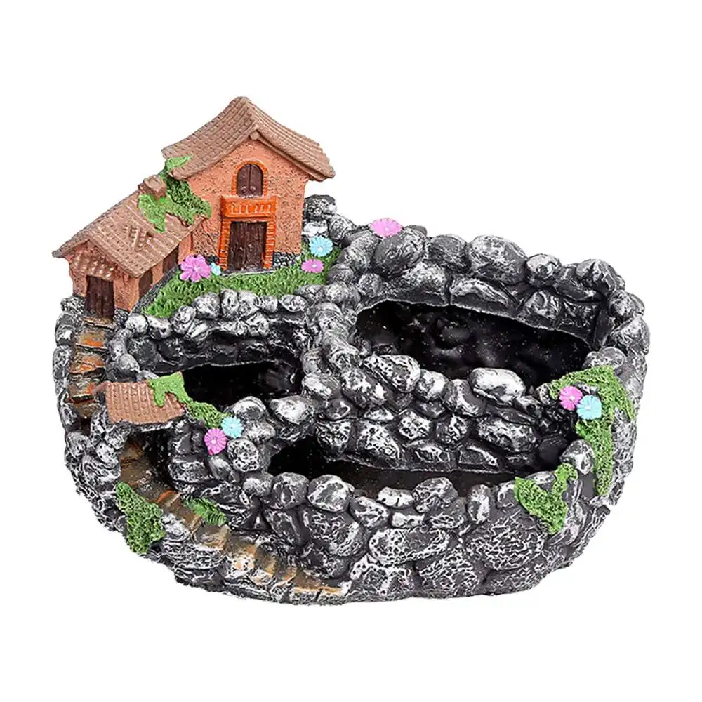 

Succulent Plants Planter Landscaping Flowerpot Resin Flower Pot Desktop Ornament Pastoral Style Home Decoration