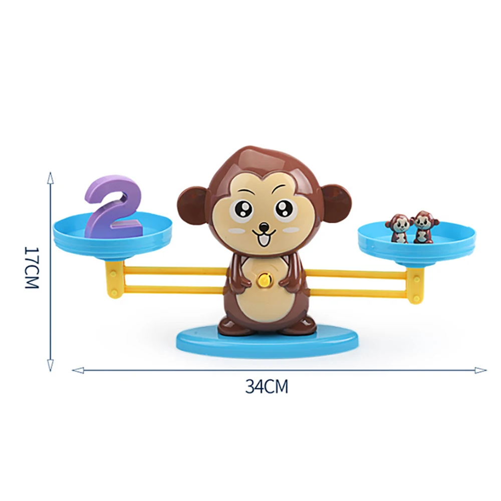

Wooden Animal Digital Balance Toys Addition Subtraction Arithmetic Board Game EarlyEducation Learning Montessori Math Match Toy