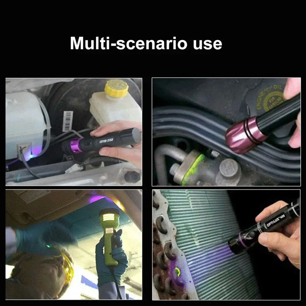 3PC Fluorescence Oil With Fluorescent Leak Detection Test UV Dye for Of Air Conditioning Car A/C Pipeline Repair | Автомобили и