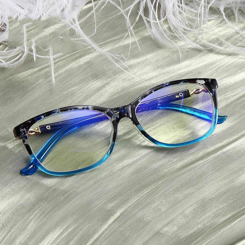 Брендовые Модные женские очки для дальнозоркости с защитой от синего света