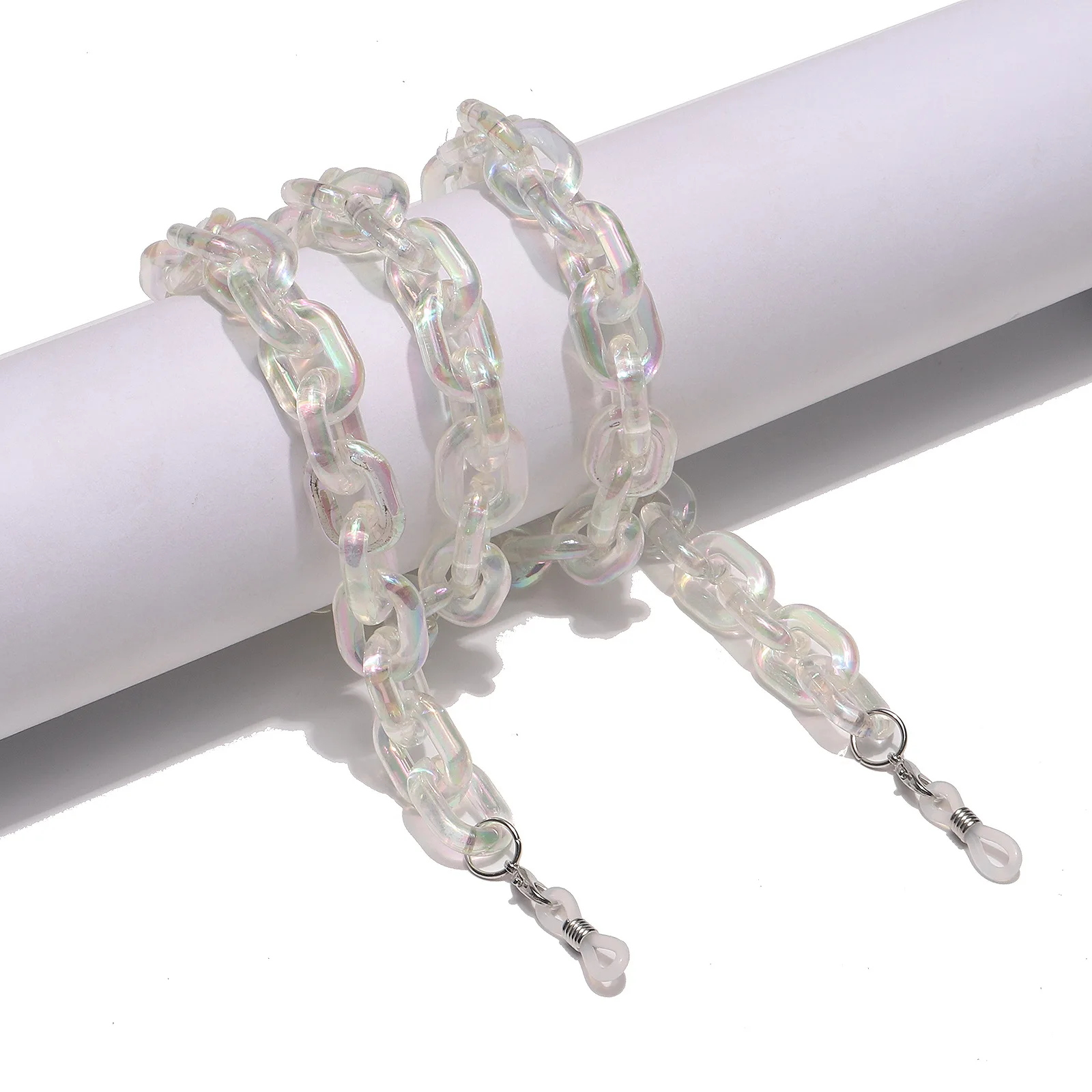 

Acrylic Plastic Transparent Color Chain Glasses Rope Reading Glasses Cord Hanging Neck Chains Straps