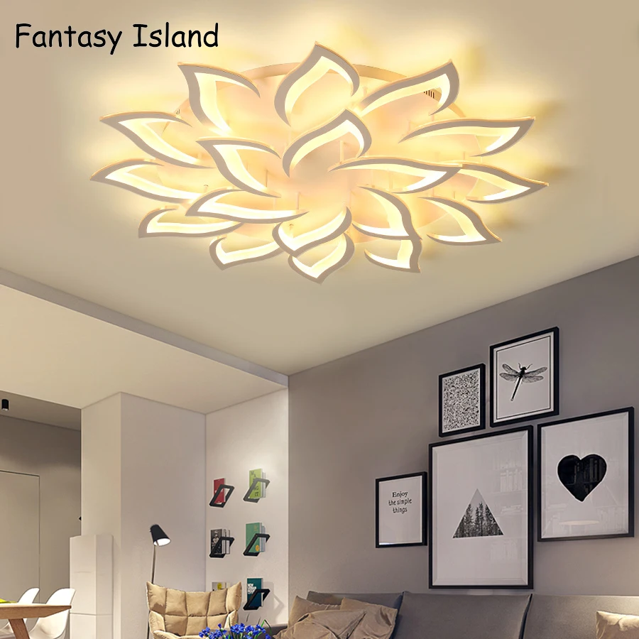 

Светодиодная потолочная люстра, современные черные белые светодиодные потолочные светильники для гостиной, столовой, кухни, спальни, люстр...