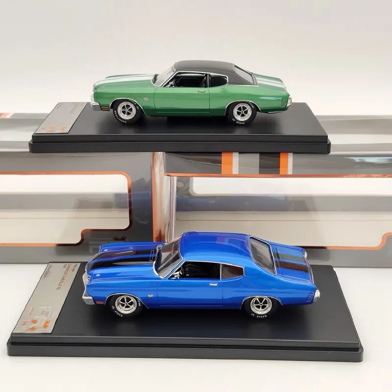 Premium X 1/43 For Ch~vrolet Chevelle SS 1970 Blue/Green Diecast Models Car Limited | Игрушки и хобби