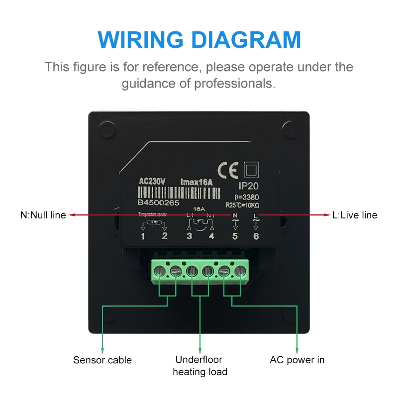 WIFI термостат умный газовый котел/мощность/Электрический пол тепло