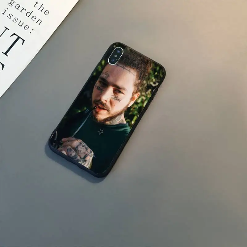

YNDFCNB Post Malone Phone Case For iPhone 8 7 6 6S Plus 5 5S SE 2020 12pro max XR X XS MAX 11 case