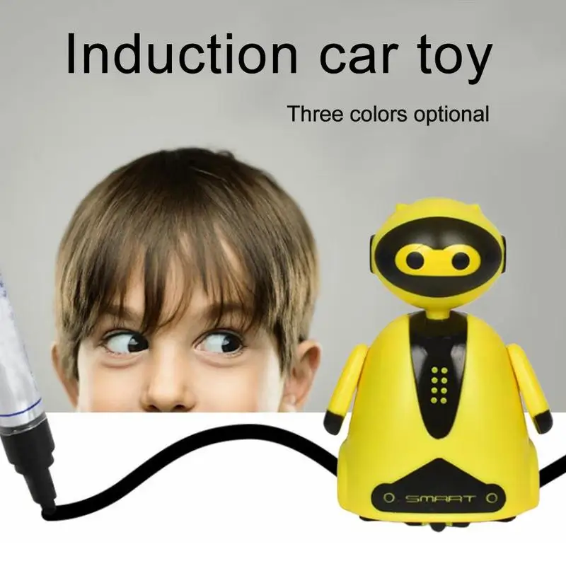 Индукционный робот игрушка для нарисовки питомцев Черная Трасса автоматическая