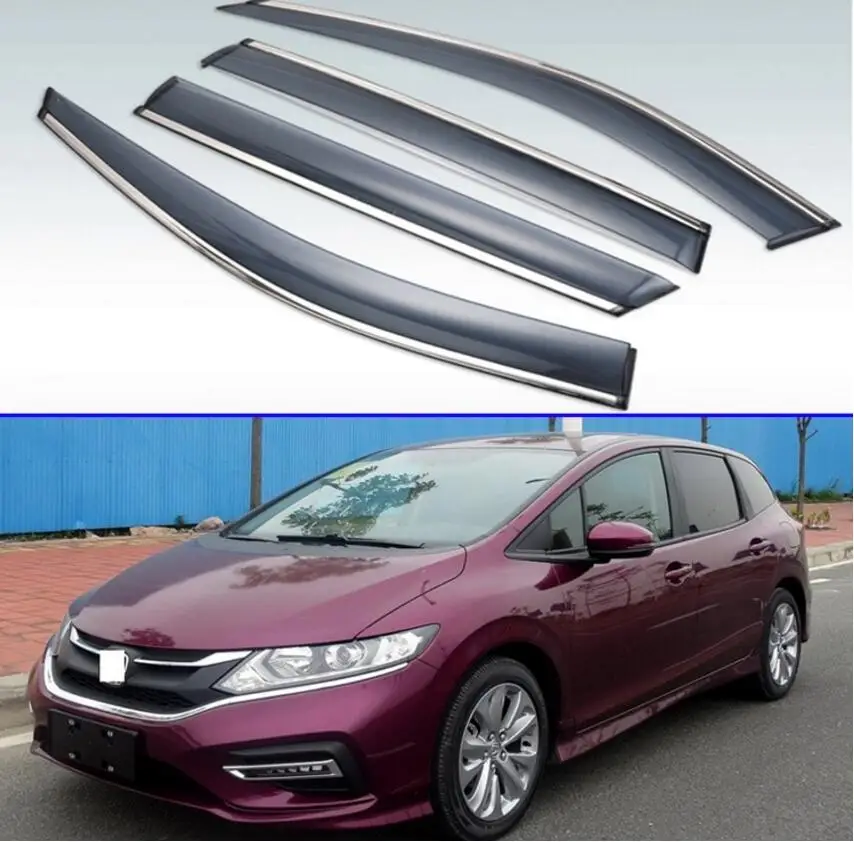 

4 шт., пластиковые наружные дефлекторы для окна Honda Jade 2013-2020