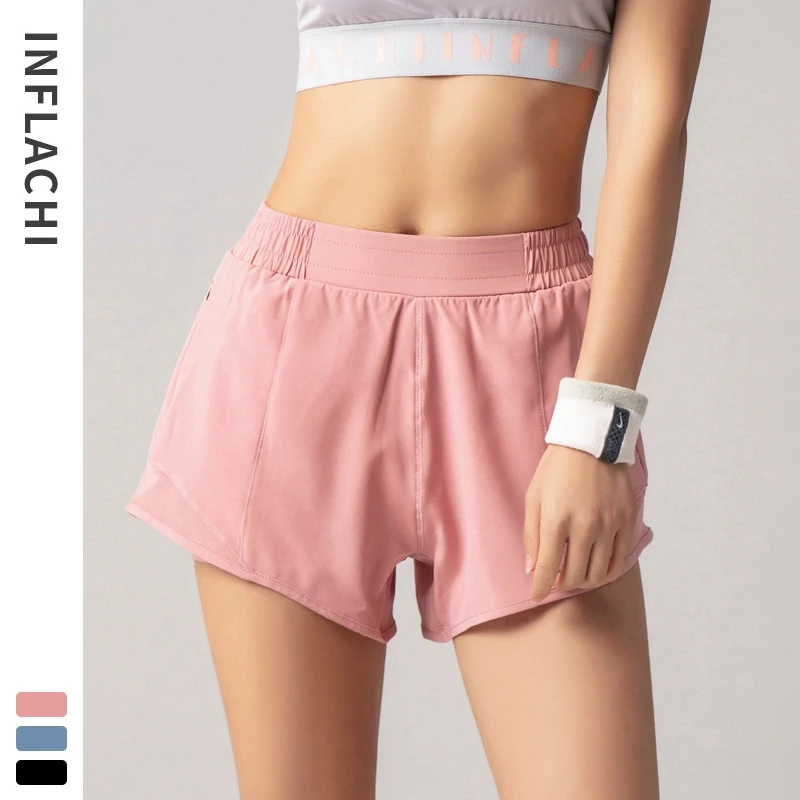 Женские спортивные шорты светоотражающие для отдыха на дороге бега ночного